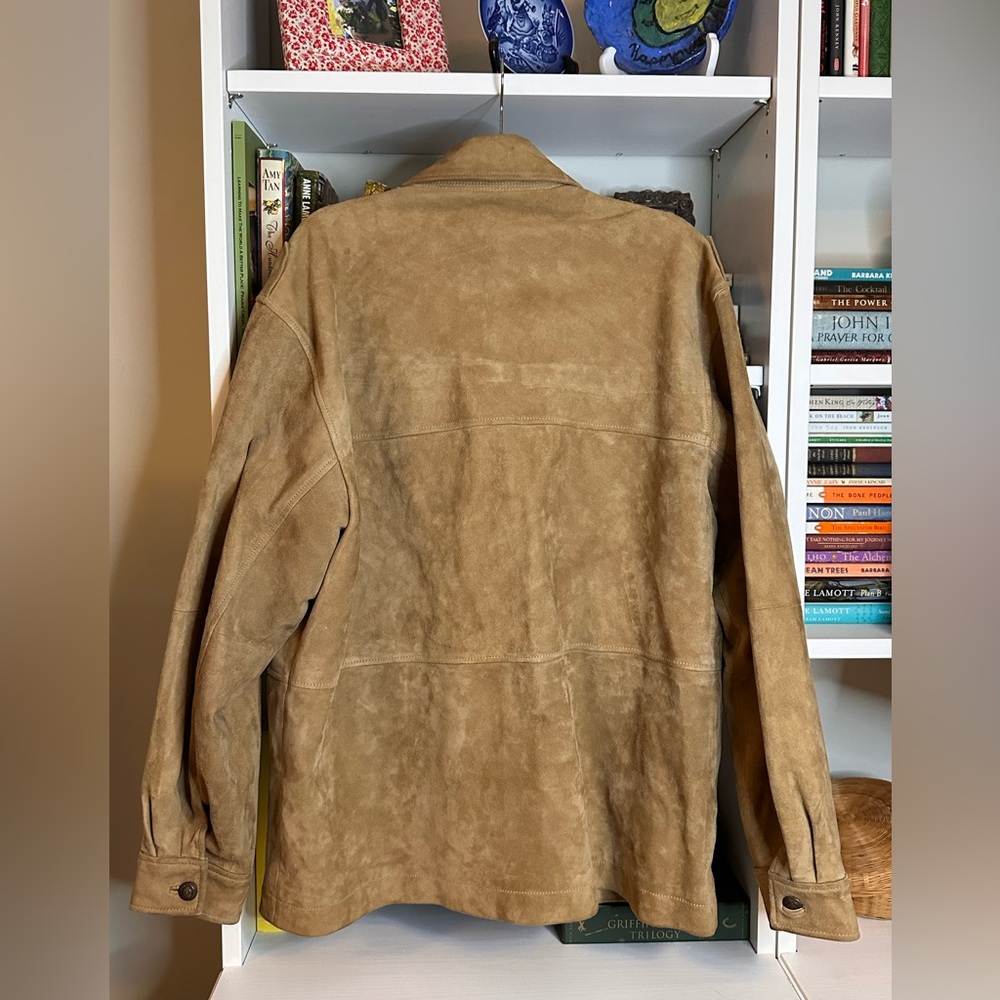 Island Soft Suede Jacket - Perfect Vintage- Jacket.  Size L - Picture 16 of 16